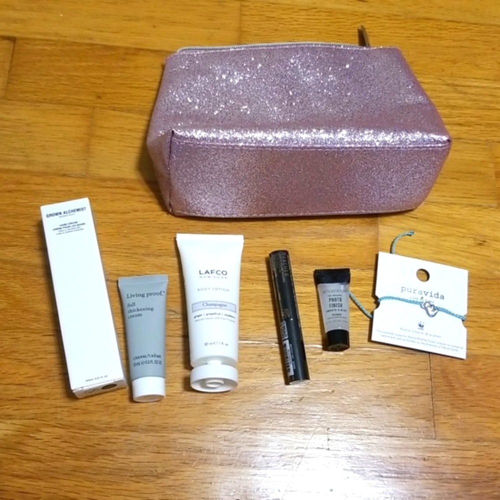 Makeup Samples and Ulta Bag Living proof, Smahbox, Puravida